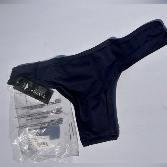 NWT Tavik Jayden Swim Moderate Coverage Swimwear Bikini Bottom Evening Blue S - Picture 6 of 12